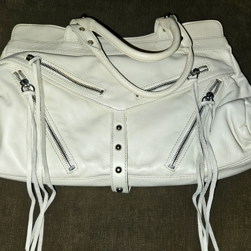 SOLD - Botkier "Trigger" style bag - White Leather